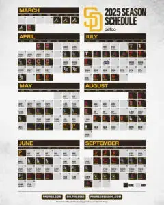 Padres Baseball Schedule